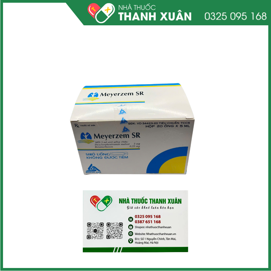 Meyerzem SR - Điều trị viêm mũi dị ứng, viêm phế quản dị ứng